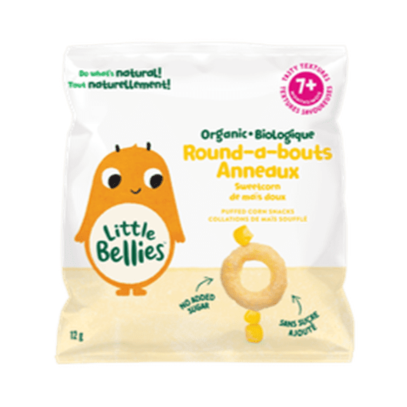 Little Bellies Biologique de Mais Doux Anneaux 7+ Month, 12gr