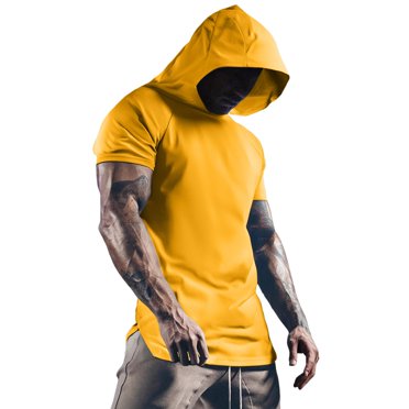 LUOGENLI T-shirts pour Homme pour Hommes à Manches Courtes de Basketball Sports Chandail à Capuchon Fendu Ensemble Homme Échauffement Tir Évacuation de la Transpiration Étudiant Collégial T-shirts Vintage pour Hommes T-Shirt Graphique Saint-Patrick Rouge TTG
