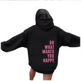thumbnail image 5 of RKSTN Sweat à Capuche pour Femmes Imprimé Lettre Ample Décontracté Mode Sweat à Capuche Manches Longues, Tenues d'Automne, 5 of 5