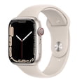 thumbnail image 1 of Refurbished Apple Watch Series 7 Aluminum 45 mm (GPS + Cellular) Starlight (Grade A), 1 of 4