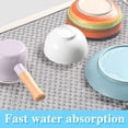 thumbnail image 4 of Blue, Style A, 38*50cm, Dish Drying Mat 20 X 15 Inch Absorbent Microfiber Dishes Drainer Mats Large Size Dish Drying For Kitchen Counter Rack Countertops, 1 microfiber dish drying mat, 4 of 9