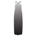 thumbnail image 4 of Robe Courte Femme Été Design Robe Décontractée Dégradé Sans Manches Col Suspendu Col en V Longue Robe Petites Robes en Liquidation, 4 of 5