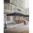 thumbnail image 3 of Heavy Duty Pop Up Canopy Tent for Parties - 10'x20' Waterproof Gazebo Shelter for Outdoor Events, Black, 3 of 6