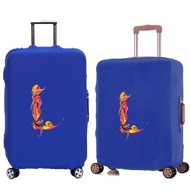 Suitcase Protective Cover Trolley Travel Suitcase Elastic Dustroof Cover Apply To 18-28 Inch Luggage Paint Series Pattern 8paintL S