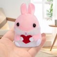 thumbnail image 4 of Hand Sized Bunny Stuffed Animals Cute Soft Rabbit Doll Small Plushies for Kids, 4 of 4