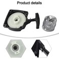 thumbnail image 3 of Mosiee Lawnmower Recoiler Parts Puller Pawl Replacement Black And Silver For Brush Cutter For Hedge Trimmer, 3 of 9