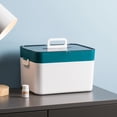 thumbnail image 1 of Empty Medicine Carrying Box Large Capacity Clear Window Box for First Aid Kit Emergency Cosmetics, 1 of 3
