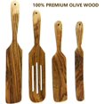 thumbnail image 2 of Mark. Olive Wood Durable Nonstick Natural Kitchen Utensil Sets, 4 pcs, 2 of 7