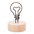 thumbnail image 2 of pdqouc Wooden Card Holders Wire Shape Table Photo Holder for Wedding Party Gatherings office Desk Versatile Desk Accessory for a touch of Class and Organization, 2 of 5