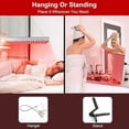 thumbnail image 4 of Red Light  for Body and Face Panels with Stand Infrared Red Light Lamp Device 45W Led Light Combined 660nm with 850nm for Skin Care Muscles Neck Back, 4 of 6