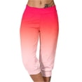 thumbnail image 1 of Yuyuzo Womens Capri Pants High Waisted Drawstring Sweatpants Running Gym Cropped Trousers with Pockets, 1 of 6