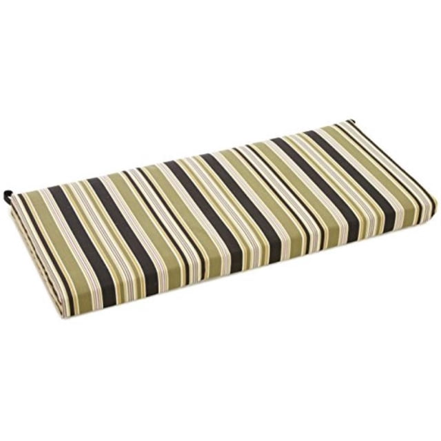 Coussin de Causeuse d'Extérieur en Polyester Filé de 45 Pouces par 19 Pouces - Eastbay Onyx