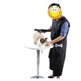 thumbnail image 2 of Esquirla Tablier de Toilettage pour Chien Imperméable Tablier Professionnel avec Poche m m, 2 of 7