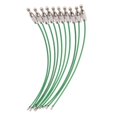thumbnail image 1 of 10 Pcs Boucles de Fil pour Bagage Boucles d'Étiquette Sangles en Fil d'Acier Inoxydable Vert, 1 of 10