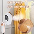 thumbnail image 3 of Travel Iron for Clothes, Mini Ironing Machine Handheld Can Be Rotated 180 Degrees, Household Fast Heating Wired Small Electric Iron, Portable Heat Press Clothing Iron Machine - US Plug, 3 of 6