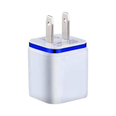 Chargeur Mural Usb à Double Port, Prise Murale Usb, Boîtier de Chargement en Briques, Adaptateur, Bloc Chargeur Double Usb, Chargeur Mural Usb avec Charge Intelligente, Chargeurs Muraux pour Téléphone Cellulaire pour Voyage, Bloc de Charge Rapide