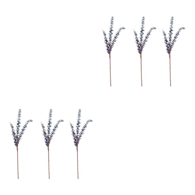 Transemion 3pcs Beautiful Artificial Flower Arrangements Realistic Appearance Wide Artificial Flowers For Decoration Wedding Decor blue 2Set