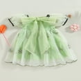 thumbnail image 4 of MesaSe Robe de Fête pour Tout-Petits Bébés Enfants Filles Été Sans Manches Imprimé Papillon Robe Tutu Tulle Superposé Princesse Robes d'Anniversaire, 4 of 6