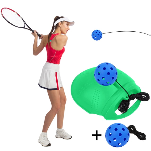 Pisexur Pickball Trainer Training Base High Elastic Plastic Hole Ball Beginner Practice