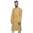 thumbnail image 4 of Atasi Indian Long Kurta For Mens Summer Wear Cotton Poplin Wedding Kurta Shirt, 4 of 7