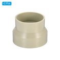 thumbnail image 3 of Unique Bargains 4' to 3.5' Duct Reducer Connector Ventilation Tube Increaser Adapter Beige 2 Pack, 3 of 5
