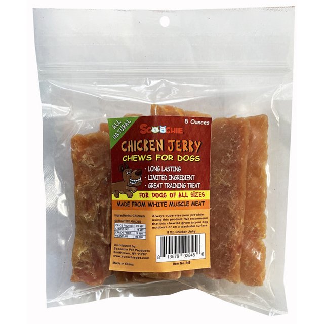 Jerky de Poulet de 8 Onces dans un Sac Perforé