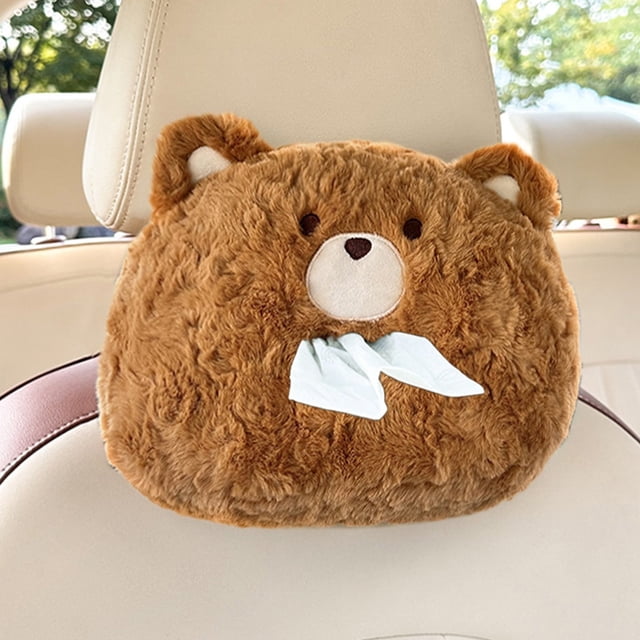 CEHVOM Car Tissue Box Cover,Tissue Box For Car,Car Tissue Holder,Car Accessories Tissue Holder,Car Headrest Tissue Box Car Hanging Paper Box Multifunctional Cute Car Tissue Box
