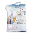 thumbnail image 4 of Disney Frozen 'Aventures Glaciales' Ensemble de Douillette et Taie D'Oreiller Réversible Pour Lit 1 ou 2 Places Pour Enfants, 100 % Polyester, 4 of 8