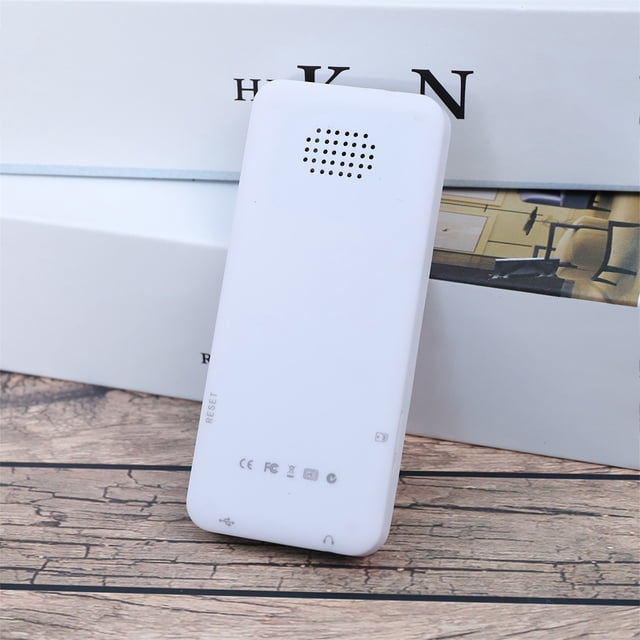 MP4 Music Players External Bluetooth-compatible E-book Voice Recorder Electronics Replacement for Windows XP/VISTA/Windows 8 White Without TF Card