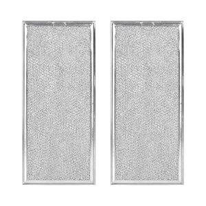 Bgsha 2PCS Aluminum Microwave Oven Grease Filter Compatible For W10208631A WB06X10596