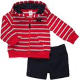 thumbnail image 1 of Carter's Ensemble de Cardigan Rapide et Mignon pour Bébés Garçons - Éponge Crabe à Rayures Bleu Marine et Rouge-NB, 1 of 1