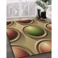 thumbnail image 3 of Ahgly Company Tapis d'Intérieur Lavable en Machine Carré Caramel Brun, 8 Pieds Carré, 3 of 7