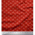 thumbnail image 1 of Soimoi polyester Crepe Fabric Dot & Paisley Print Fabric by the Yard 52 Inch Wide, 1 of 1