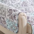 thumbnail image 2 of CHOK Floral Patchwork Reversible Washable Pet Furniture Protector  (54” Love Seat  Gray / Aqua), 2 of 7