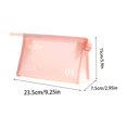 thumbnail image 3 of Big Save,HWRETIE Jelly Series Cosmetic Bag - Pvc Water-Resistant Storage Pouch,Solid Color Makeup Bathroom Bag, 3 of 6