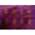 thumbnail image 4 of oneOone Cotton Silk Fabric Chevron & Tree Block Print Fabric BTY 42 Inch Wide, 4 of 4