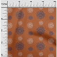 thumbnail image 1 of oneOone Silk Tabby Fabric Spiral & Floral Block Printed Craft Fabric BTY 42 Inch Wide, 1 of 4
