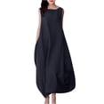 thumbnail image 1 of Pompotops Robe Longue Sans Manches Douce et Confortable pour Femmes Été en Solde, 1 of 6