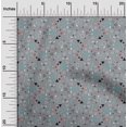 thumbnail image 1 of oneOone Polyester Lycra Light Gray Fabric Geometric Sewing Craft Projects Fabric Prints By Yard 56 Inch Wide-E2C, 1 of 4