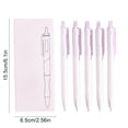 thumbnail image 3 of Student Gel Pens 5-Pack 0.7mm Black Ink Retractable Smooth Writing Quick-Drying Pens for School Note Taking & Office Journaling Hzhnb | Plastic, E, 3 of 9