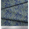 thumbnail image 2 of Soimoi Rayon Fabric Artistic Paisley Print Fabric by Yard 42 Inch Wide, 2 of 3