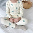 thumbnail image 4 of Ensemble de Pyjamas pour Petite Fille, Haut à Col Rond et Pantalon, Pyjamas pour Enfants, Vêtements de Maison, Pyjamas pour Garçon, Taille 5-6 Ans, 4 of 7