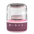 thumbnail image 1 of Birdeem Transparent Colorful Light Effect Luminous Bluetooth Speaker Wireless Glazed Computer Audio Desktop Ornaments Ambient Light Audio, 1 of 12