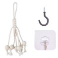 thumbnail image 4 of Hanging Fruit Baskets for Kitchen Home Kitchen Fruit Hanging Basket Cotton Rope Hand-Woven Storage Basket Fruit Basket for Kitchen Counter Hanging Fruit Basket for Kitchen, 4 of 8