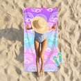 thumbnail image 2 of XZNGL Microfiber Beach Towel Super Sandproof Beach Blanket Multi-Purpose Towel for Travel Swimming Pool Camping, 2 of 7
