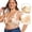 Beige, variant on LOVZFMLL Bras for Women Floral Comfort Soft Stretchy Breathable Push Up Bra No Underwire Front Closure Full Coverage Everyday Bralettes Black 36E
