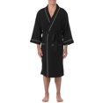 thumbnail image 1 of Fruit of the Loom Beyondsoft Waffle Robe - Black, 1 of 8