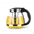 thumbnail image 1 of Zootealy 1500ml Heat Resistant Glass Teapot Chinese Tea Set with Tea Infuser Filter Flower Tea Kettle Coffee Glass Maker Office Tea Pot, 1 of 2