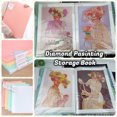 thumbnail image 2 of A3 30 Pags Diamond Painting Storage Book,Clear Pockets Art Plastic Sleeves Protectors,Large Portfolio Folder,Artwork Report Sheet Letter Storage, Binder for Artist,Photo Album Refill Pag, 2 of 5