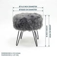 thumbnail image 2 of Pixie Pouf Rond, Pouf, Repose-Pieds, Tabouret Repose-Pieds, 2 of 3